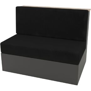 أغطية وسائد RV Dinette Booth أغطية وسائد مقعد العربة أغطية مخملية قابلة للتمدد من 1/2، أغطية مقاعد RV Booth غطاء أريكة Loveseat مضاد للانزلاق مقعد السيارة RV Camper - أخضر||مجموعة من 1