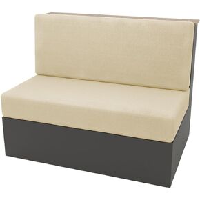 RV Dinette Booth Cushion Covers Camper Seat Cushion Slipcovers Velvet Stretch Set of 1/2, RV Booth Seat Covers Loveseat Couch Cover Anti-Slip RV Camper Car Bench Coverseat-Green||Set of 1
