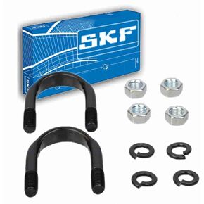 SKF Rear Universal Joint U-Bolt Kit compatible with Chevrolet C10 Pickup 3.8L 4.1L 4.8L 5.0L 5.3L 5.4L 6.5L L6 V8 1967-1972