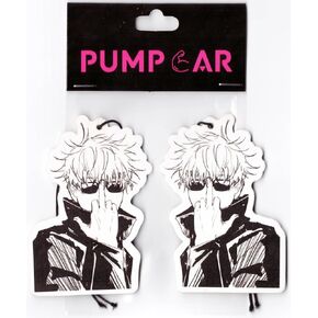 PumpCar 2 قطعة جوجو ساتورو معلقة على الوجهين اليابانية أنيمي الكرز المعطرة Jujutsu Kaisen سيارة الهواء المعطر كول أنيمي معلقة لمرآة الرؤية الخلفية اكسسوارات السيارات الداخلية الهدايا in Kuwait