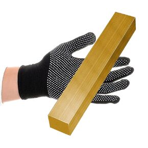 C360 Brass Square Bar, 13mm Thickness x 13mm Width x 203mm Length Brass Square Bar Stock, 1/2" x 1/2" x 8" Solid Flat Mill Stock