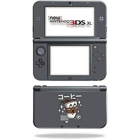 MightySkins Skin Compatible with Nintendo New 3DS XL (2015) - Coffee Kawaii | Protective, Durable, and Unique Vinyl Decal wrap Cover | Easy to Apply, Remove, and Change Styles | Made in The USA