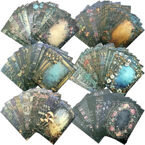 180 Sheets Retro Memory Vintage Scrapbooking Collage Pack Journaling Supplies DIY Craft Decoupage Paper For Junk Journal Handcraft Background Card Making Wrapping Decoration (180 Junk Journal MH)
