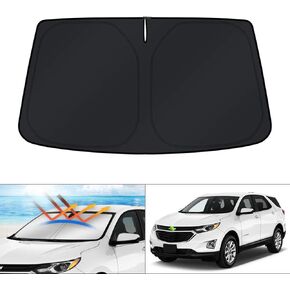 KUST Custom Fit Windshield Sun Shade for Chevrolet Chevy Equinox Accessories 2018-2024 Sunshade Window Sun Visor Protector Foldable Blocks UV Rays Keep Your Car Cooler