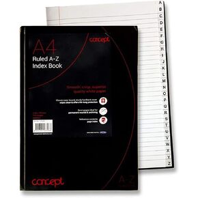 S2837068 Concept A4 A-Z Index Book