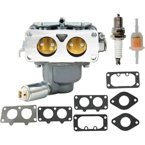 Compatible with Carburetor Carb Replaces Nikki 698494 for Briggs Stratton 698494 6209, 698494 266 4524 4571, 698494 266 5418 571 22HP 23HP 24HP 25HP 26HP 27HP V-Twin Intek Engine
