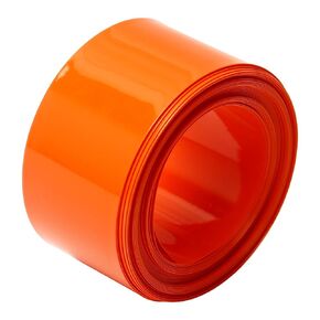 Othmro 32.8FT Battery Heat Shrink Tubing Kit 1.16inch Flattening Width Insulation PVC Heat Shrink Tubes Shrink Wrap Tubings Industrial Tubings for 18650 Single Section Power Supply Pink