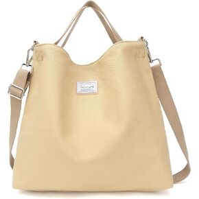 Tote Bag For Women Canvas Bags For Women Shoulder Bag Crossbody Bag Casual Zipper Travel Bag