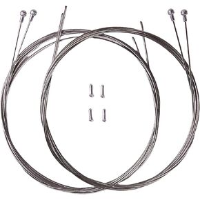 bike brake cables，stainless steel bike brake cord core，Road bike brake cables set，include Free Cable End Crimps Kit，4pcs