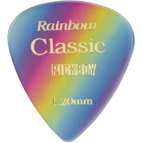 Pickboy Vintage Pick, Rainbow, Cellulose, 1.20mm, 10 picks