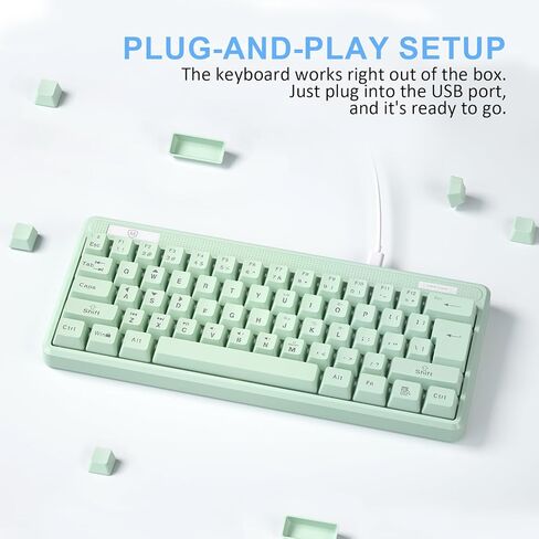 لوحة مفاتيح USB سلكية من Micropack مع إضاءة خلفية بيضاء وحروف طباعة كبيرة، لوحة مفاتيح كمبيوتر مطبوعة كبيرة لطيفة مع إضاءة بيضاء للكمبيوتر المحمول والكمبيوتر الشخصي وسطح المكتب، وردي in Kuwait