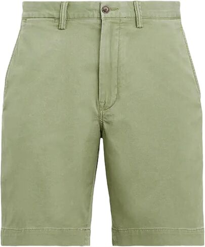 Men's Classic Fit Stretch Chino Shorts-O-38W Olive in Saudi Arabia