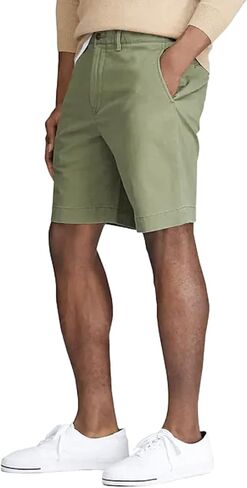 Men's Classic Fit Stretch Chino Shorts-O-38W Olive in Saudi Arabia