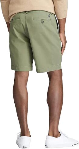 Men's Classic Fit Stretch Chino Shorts-O-38W Olive in Saudi Arabia