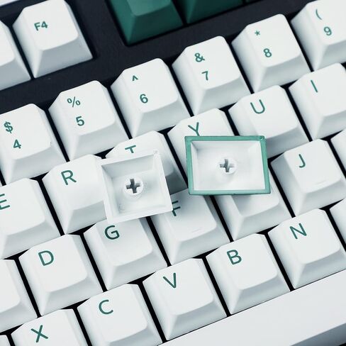 144 Keys Botanical Cherry Profile PBT Dye Sub Keycaps for MX Mechanical Keyboard GMMK Filco Ducky 104 TKL GK61 KBD75 96 GK64 68 (144 Key Botanical) in Saudi Arabia