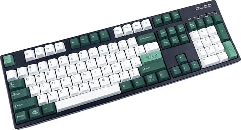 144 Keys Botanical Cherry Profile PBT Dye Sub Keycaps for MX Mechanical Keyboard GMMK Filco Ducky 104 TKL GK61 KBD75 96 GK64 68 (144 Key Botanical) in Saudi Arabia