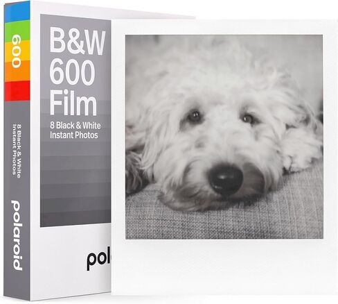 Polaroid Black & White Instant Film, Works with Polaroid 600 and i-Type Cameras, 8 Photos, Bundle with a Lumintrail Cleaning Cloth in Saudi Arabia