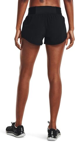 Under Armour - Womens Speedpocket Perf Shorts, Color Black/Black (001), Size: Medium in Saudi Arabia