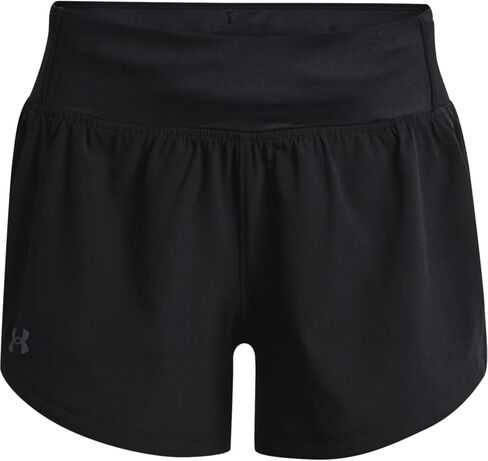 Under Armour - Womens Speedpocket Perf Shorts, Color Black/Black (001), Size: Medium in Saudi Arabia