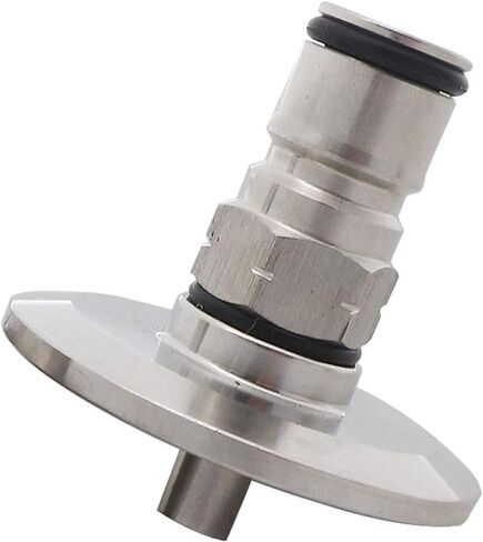 1.5 بوصة مشبك ثلاثي إلى عمود قفل الكرة، تركيبات البيرة الصحية SS304، حلقة OD 50.5 مم لنقل ضغط التخمير المخروطي SS (الغاز والسائل) in Kuwait