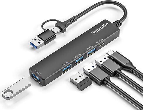 موزع USB 3.0، موزع موزع USB بـ 5 منافذ، محول USB محمول صغير متعدد المنافذ لأجهزة الكمبيوتر المحمول، سطح المكتب، محرك فلاش، محرك الأقراص الصلبة، وحدة التحكم، الطابعة، الكمبيوتر الشخصي، لوحات المفاتيح in Kuwait