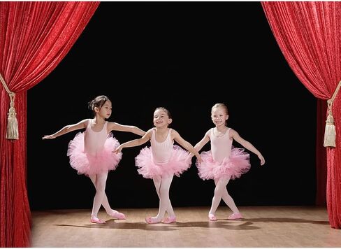 WYHDY Ballet Shoes Split-Sole Glitter Flats Dance Shoes for Girls Toddler/Kid（WX55-08-22 in Kuwait