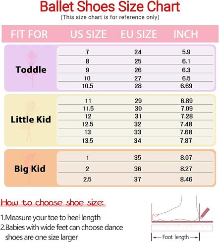WYHDY Ballet Shoes Split-Sole Glitter Flats Dance Shoes for Girls Toddler/Kid（WX55-08-22 in Kuwait