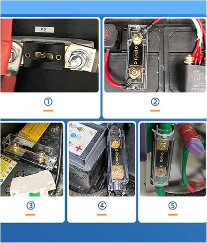 ANL Gold Plated Fuse 200 Amp + ANL Fuse Holder Black 1 Pack in Saudi Arabia
