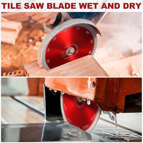 5 قطع الماس شفرة المنشار 6 بوصة رقيقة بلاط شفرة السائبة بلاط عجلة قطع الماس لطاحونة زاوية قطع الخزف بلاط السيراميك الجرانيت الرخام (الأحمر) in Kuwait