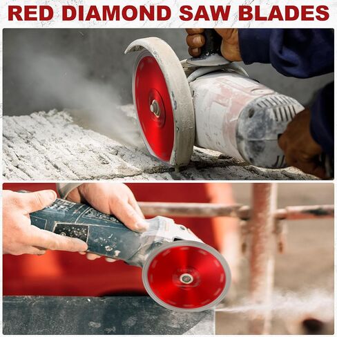 5 قطع الماس شفرة المنشار 6 بوصة رقيقة بلاط شفرة السائبة بلاط عجلة قطع الماس لطاحونة زاوية قطع الخزف بلاط السيراميك الجرانيت الرخام (الأحمر) in Kuwait