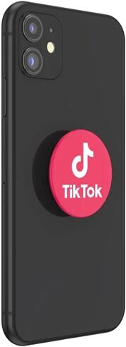 ​​​​مقبض هاتف PopSockets مع مسند قابل للتوسيع، TikTok PopGrip - Tik Tok Blue in Kuwait