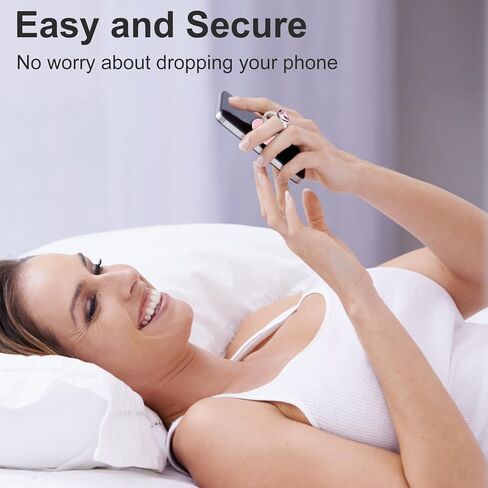 Phone Ring Stand Holder with Crystals, Bling 360° Rotation Phone Ring Grip Finger Kickstand, Compatible with Most of Phones Tablet and Case (Pink) in Kuwait