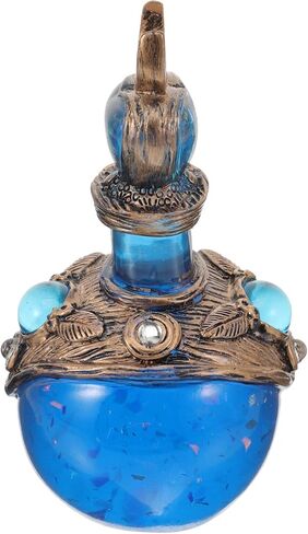 SEWACC Magics Bottles Mermaid Aura Perfume Bottles Crystals Bejewelled Wishing Bottles Vintage Decorative Bottle for Women Girl Gift in Saudi Arabia