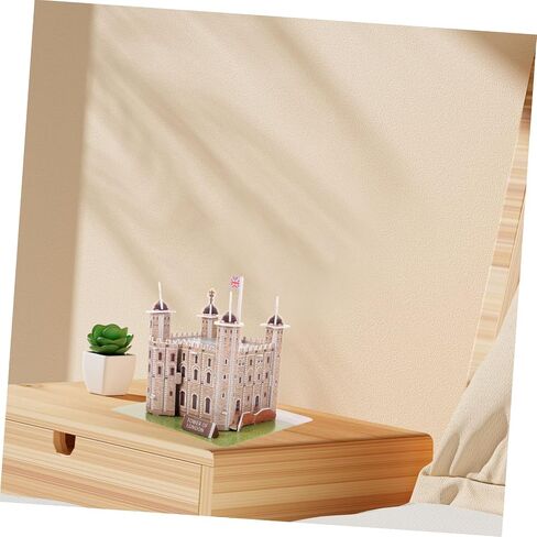 ibasenice 1 Set Tower of London Puzzle Puzzle Educational 3D Puzzles for Paper Puzzles Architectural Puzzle Model Kits for Tower of London Child Three-Dimensional in Saudi Arabia
