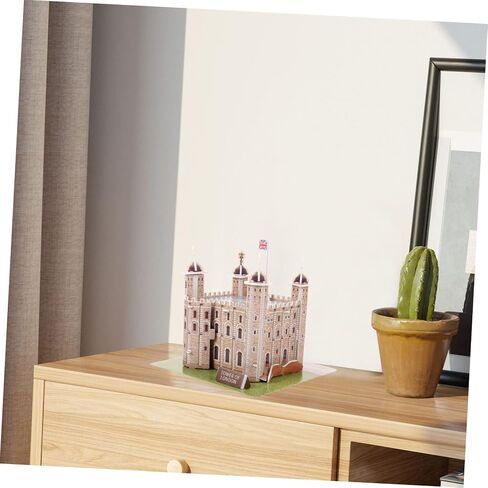 ibasenice 1 Set Tower of London Puzzle Puzzle Educational 3D Puzzles for Paper Puzzles Architectural Puzzle Model Kits for Tower of London Child Three-Dimensional in Saudi Arabia