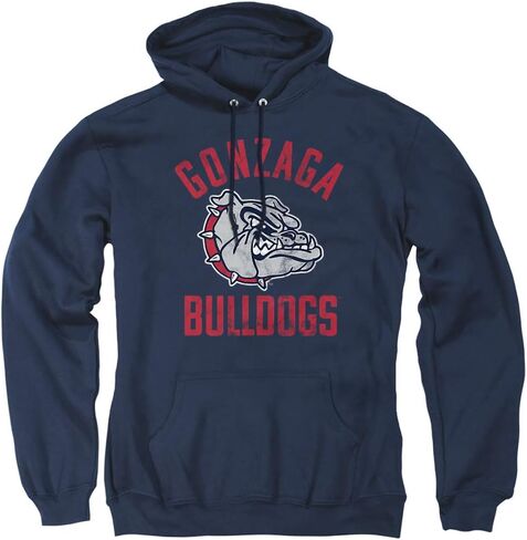 Gonzaga University Official Bulldogs Logo Unisex Adult Pull-Over Hoodie in Saudi Arabia