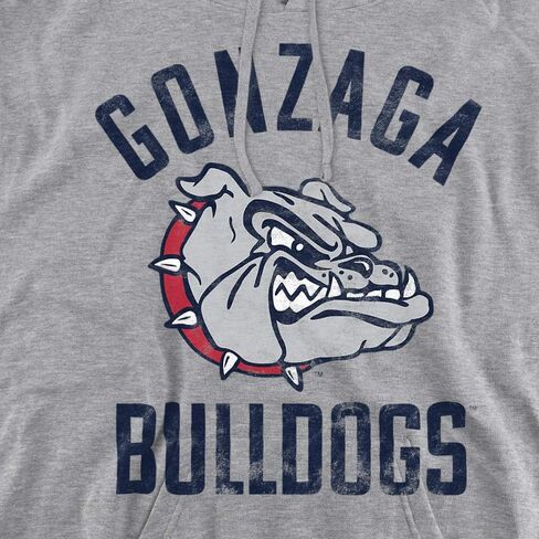 Gonzaga University Official Bulldogs Logo Unisex Adult Pull-Over Hoodie in Saudi Arabia