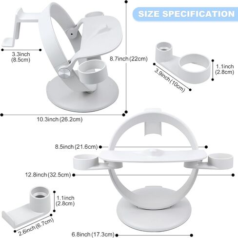 حامل سماعة الرأس Vision Pro Stand VR متوافق مع Apple Vision Pro/Quest 2/Quest 3/PS5 VR2/PS4 VR/Pico 3/Pico 4 in Saudi Arabia