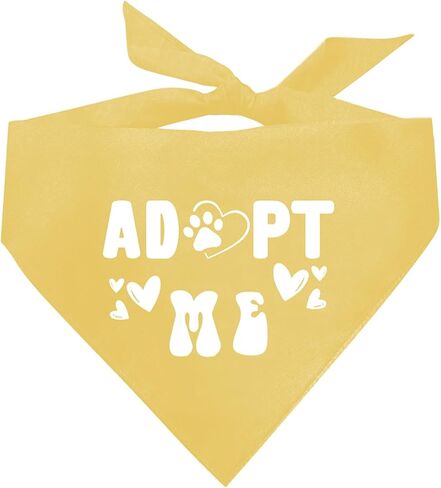 Adopt me Bandanas for Dogs, Deep Pink Dog Bandana, Pet Dog Scarf Accessories, Pet Dog Triangle Scarf, Funny Cute Dog Bandana, Dog Bandana for Small Medium Large Dogs, Gift for Dog Lover (E51) in Saudi Arabia