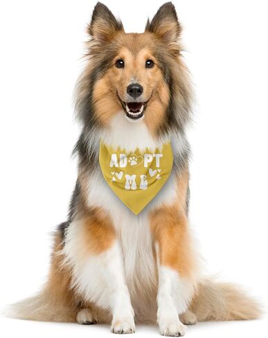 Adopt me Bandanas for Dogs, Deep Pink Dog Bandana, Pet Dog Scarf Accessories, Pet Dog Triangle Scarf, Funny Cute Dog Bandana, Dog Bandana for Small Medium Large Dogs, Gift for Dog Lover (E51) in Saudi Arabia
