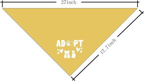 Adopt me Bandanas for Dogs, Deep Pink Dog Bandana, Pet Dog Scarf Accessories, Pet Dog Triangle Scarf, Funny Cute Dog Bandana, Dog Bandana for Small Medium Large Dogs, Gift for Dog Lover (E51) in Saudi Arabia