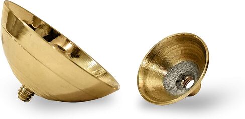 Satvik 2 Pc Set of Brass Handmade Pyali Diya Ornamental Oil Lamp Deepak Payali Deepam Kutthu Vilakku Indian Housewarming Return Gift Item in Saudi Arabia