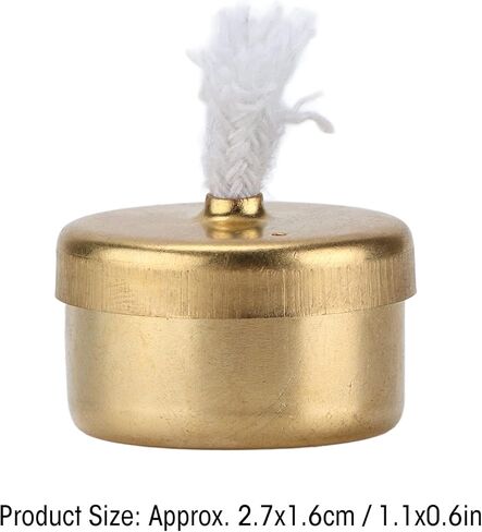 SH-RuiDu مصباح كحول نحاسي صغير، مصباح نحاسي صغير يحترق ضوء محرك ستيرلينغ محرك بخاري نموذج مصباح موقد الإيثانول للشاي والقهوة وغليان التجارب العلمية للتخييم في الهواء الطلق in Kuwait