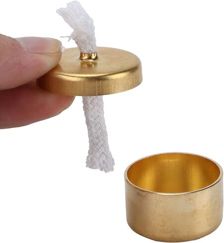 SH-RuiDu مصباح كحول نحاسي صغير، مصباح نحاسي صغير يحترق ضوء محرك ستيرلينغ محرك بخاري نموذج مصباح موقد الإيثانول للشاي والقهوة وغليان التجارب العلمية للتخييم في الهواء الطلق in Kuwait