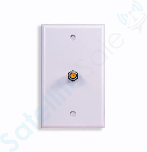 SatelliteSale Universal Low Voltage Wall Plate Mounting Bracket with Screws Included for Coaxial Wall Plates in Saudi Arabia