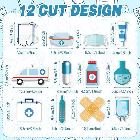 24 وسادة مضحكة ممرضة ملاحظات لاصقة التمريض أساسيات الطالب الطبية تحت عنوان ملاحظات لاصقة صغيرة ذاتية اللصق لطيف ممرضة منصات مذكرة ثابتة للمستشفى مدرسة ممرضة اللوازم المكتبية in Kuwait