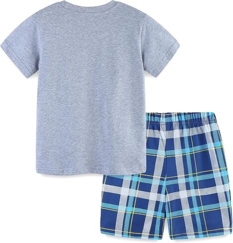 Toddler Boy Clothing Cotton Short Sleeve T Shirt and Short Playwear Outfit Size 2-7T in Saudi Arabia
