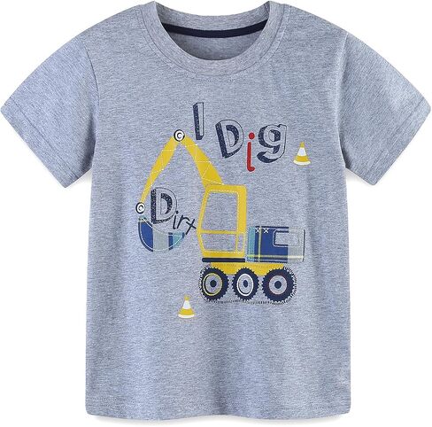 Toddler Boy Clothing Cotton Short Sleeve T Shirt and Short Playwear Outfit Size 2-7T in Saudi Arabia
