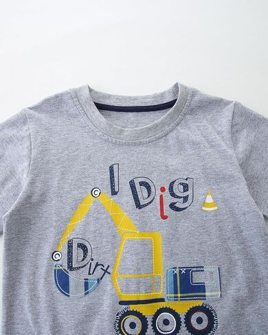 Toddler Boy Clothing Cotton Short Sleeve T Shirt and Short Playwear Outfit Size 2-7T in Saudi Arabia