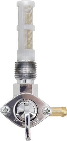 Carbman Fuel Valve 3/8" Npt Gas Tank Chrome Fuel Petcock 90 For Harley Sportster 883 1000 in Saudi Arabia